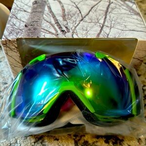 Smith I/O ski/snowboard goggles Reactor + ChromaPop Green Mirror - NWT